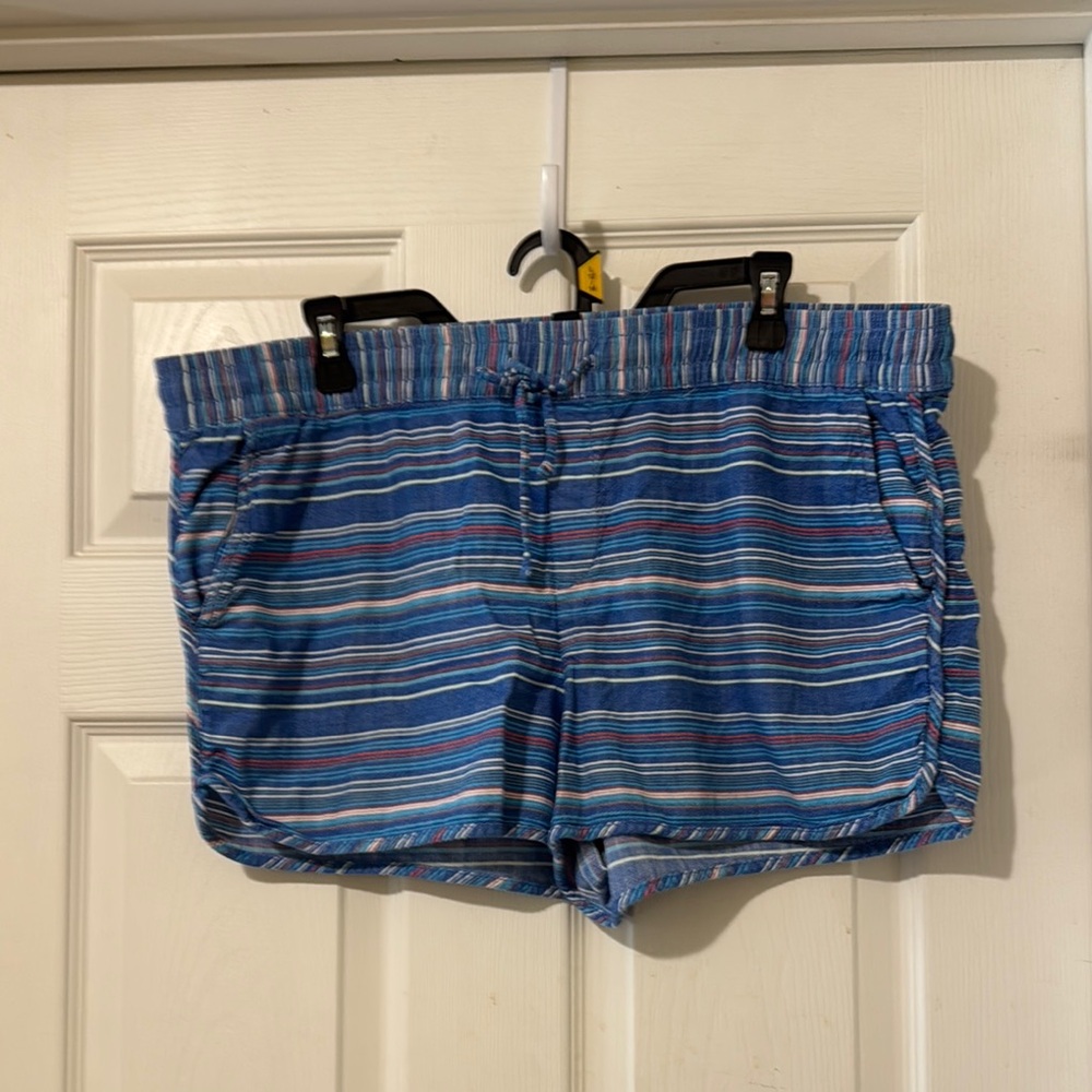 Striped Blue Shorts